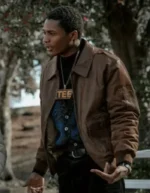 Da’Vinchi BMF Bomber Leather Jacket