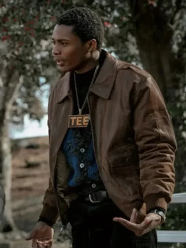 Da’Vinchi BMF Bomber Leather Jacket