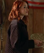 Emily Tennant The Wish Swap Brown Quilted Jacket
