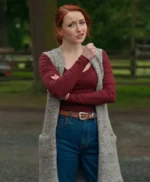 Emily Tennant The Wish Swap Long Grey Vest
