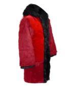 Emma Stone 101 Dalmatians Cruella Devil Fur Red Coat
