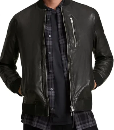 Peyton Meyer Days of Our Lives Leather Bomber Jacket