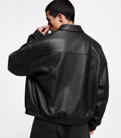Spider Man Superhero Oversized Leather Jacket