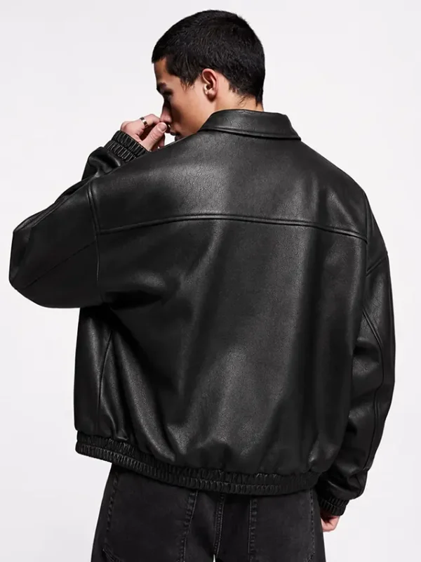 Spider Man Superhero Oversized Leather Jacket