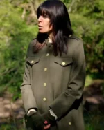 The Traitors Claudia Winkleman Green Coat