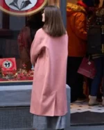 Zoe Moore A Heidelberg Holiday 2023 Pink Wool Coat