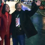 Candy Cane Lane Eddie Murphy Wool Peacoat
