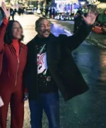 Candy Cane Lane Eddie Murphy Wool Peacoat