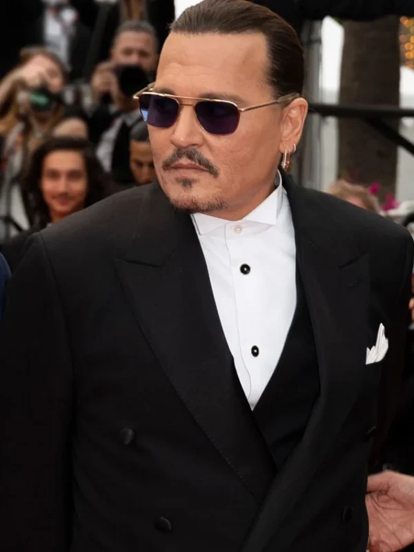 Cannes 2023 Johnny Depp Black Tuxedo