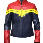 Captain Marvel Carol Danvers Leather Jacket