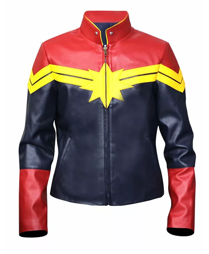 Captain Marvel Carol Danvers Leather Jacket Captain Marvel Carol Danvers Leather Jacket