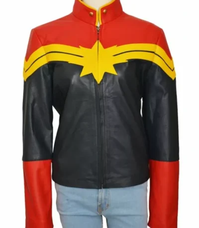 Captain Marvel Carol Danvers Leather Jacket