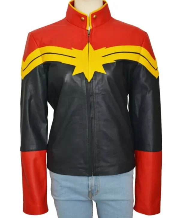 Captain Marvel Carol Danvers Leather Jacket