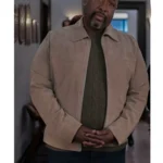 Captain Wagner Elsbeth S02 Beige Suede Jacket