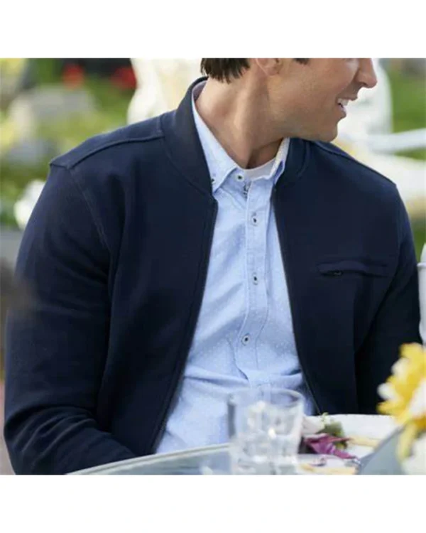 Carlo Marks Chesapeake Shores Navy Blue Bomber Jacket