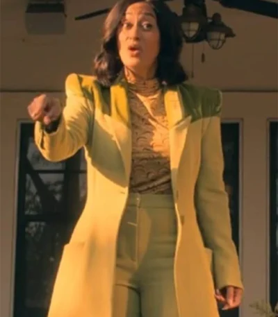Carol Carver Candy Cane Lane 2023 Green Blazer