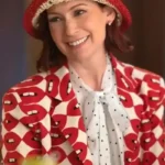 Carrie Preston Elsbeth French Kissing Printed Blazer