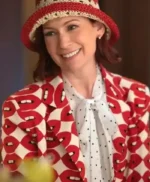 Carrie Preston Elsbeth French Kissing Printed Blazer