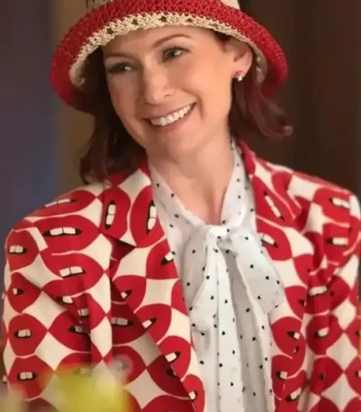 Carrie Preston Elsbeth French Kissing Printed Blazer