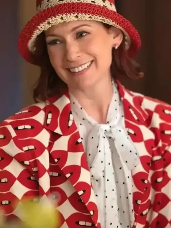 Carrie Preston Elsbeth French Kissing Printed Blazer