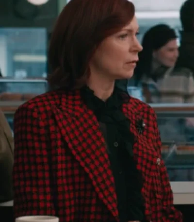 Carrie Preston Elsbeth S02 Check Red Blazer