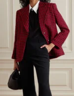 Carrie Preston Elsbeth S02 Check Red Blazer