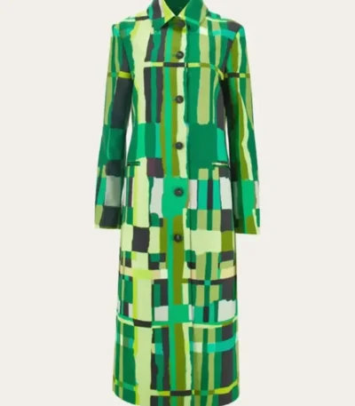 Elsbeth S03 Carrie Preston Green Coat