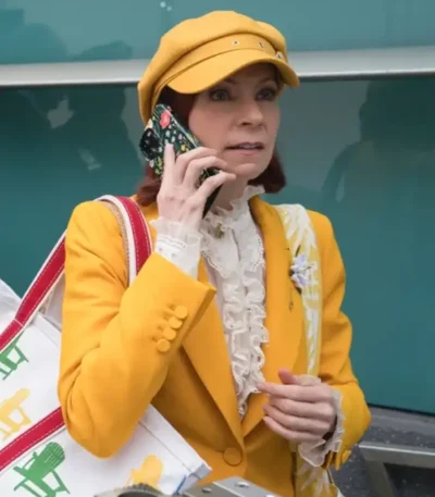 Carrie Preston Elsbeth Yellow Blazer