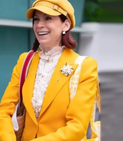 Carrie Preston Elsbeth Yellow Blazer