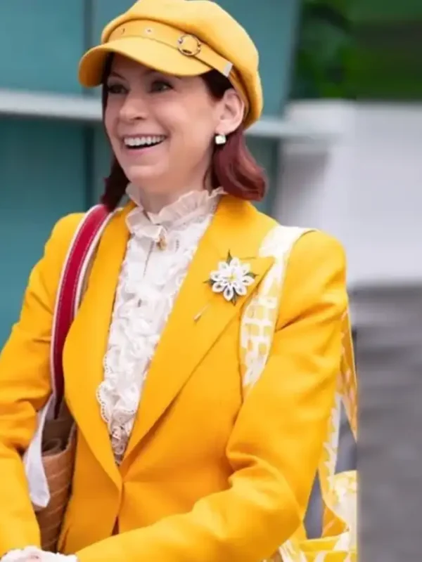 Carrie Preston Elsbeth Yellow Blazer