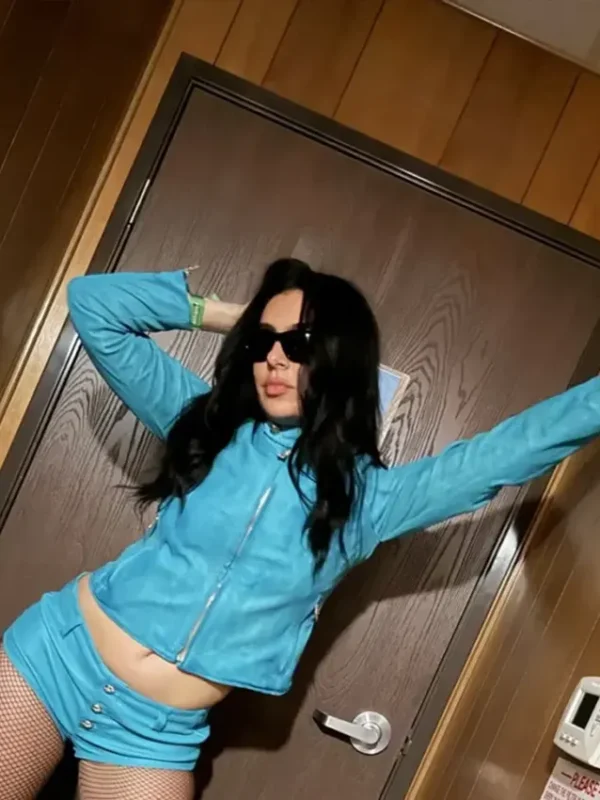Charli XCX OutsideLands Chrome Hearts Jacket