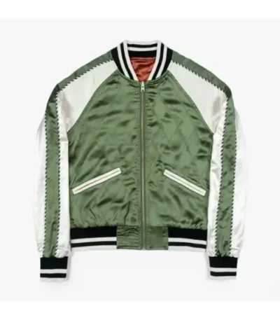 Charmed Lucy Barrett Green Bomber Jacket