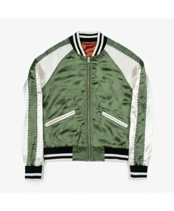 Charmed Lucy Barrett Green Bomber Jacket