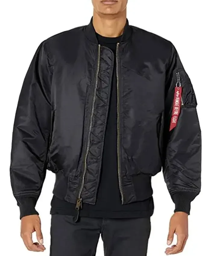 Charmed Mikaela Black Flight MA-1 Bomber Jacket Charmed Mikaela Black Flight MA-1 Bomber Jacket