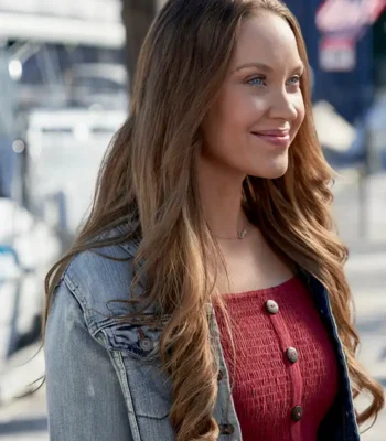 Chesapeake Shores Jess O’Brien Cropped Denim Jacket