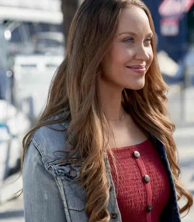 Chesapeake Shores Jess O’Brien Cropped Denim Jacket