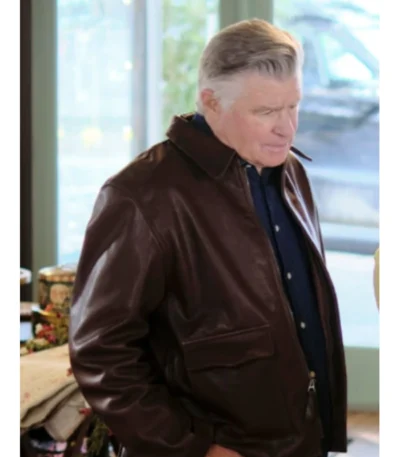 Chesapeake Shores Mick O’Brien Brown Leather Jacket