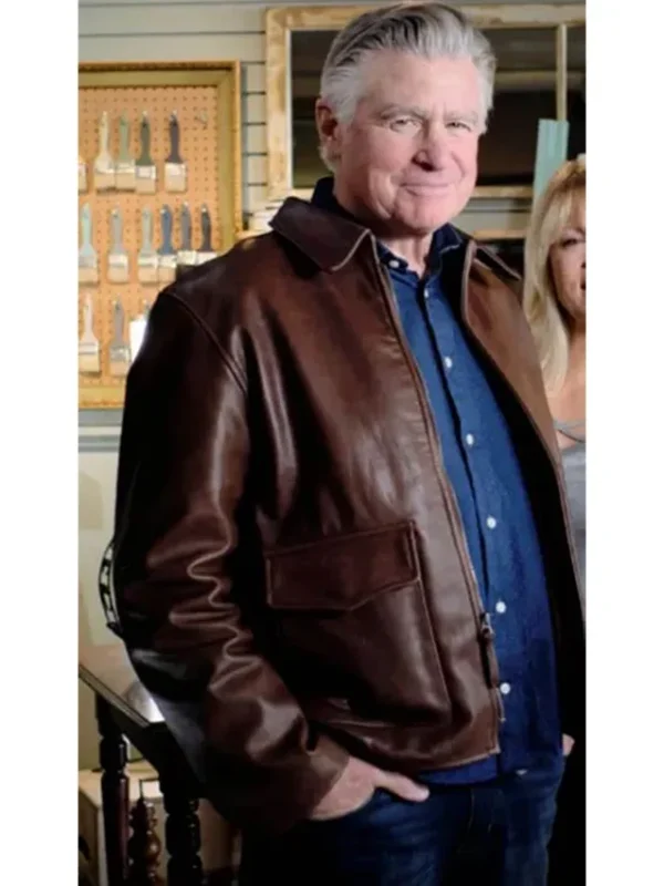 Chesapeake Shores Mick O’Brien Brown Leather Jacket