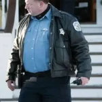 Chicago Fire Matt DeCaro Black Leather Jacket