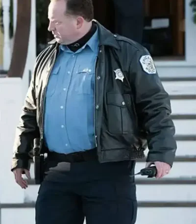 Chicago Fire Matt DeCaro Black Leather Jacket
