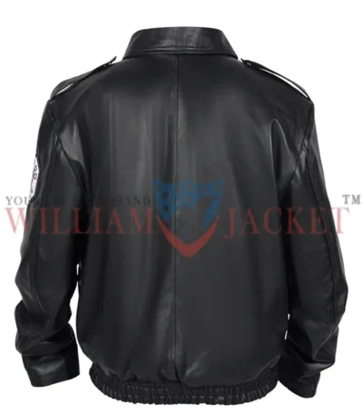 Chicago Fire Matt DeCaro Black Leather Jacket
