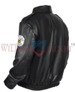 Chicago Fire Matt DeCaro Black Leather Jacket