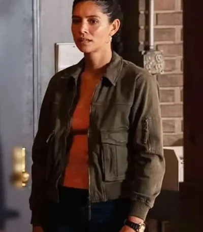 Chicago Fire S14 Stella Kidd Cotton Bomber Jacket