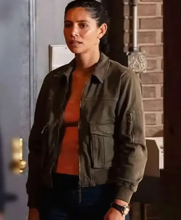Chicago Fire S14 Stella Kidd Cotton Bomber Jacket
