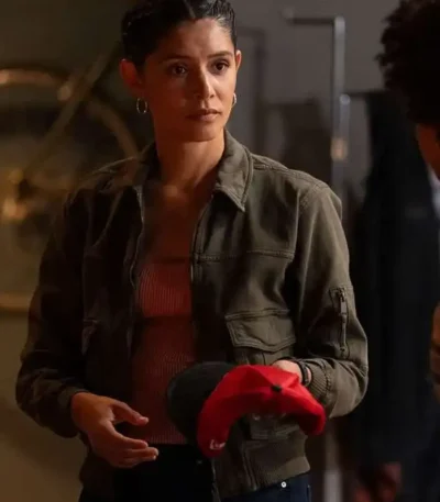 Chicago Fire S14 Stella Kidd Cotton Bomber Jacket