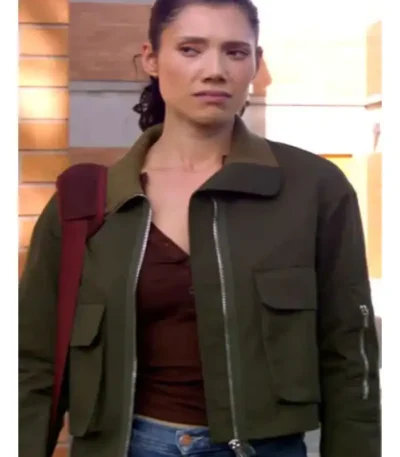 Chicago Fire S14 Violet Mikami Green Cotton Jacket