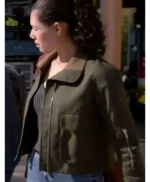 Chicago Fire S14 Violet Mikami Green Cotton Jacket