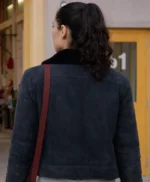 Chicago Fire S14 Violet Mikami Suede Jacket