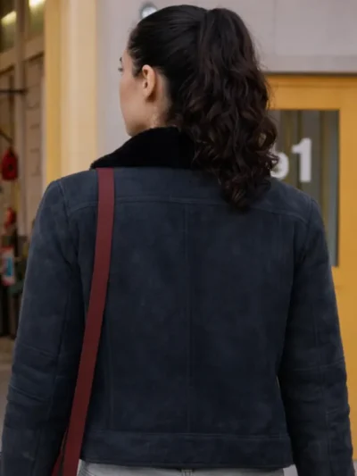 Chicago Fire S14 Violet Mikami Suede Jacket