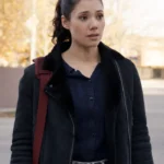 Chicago Fire S14 Violet Mikami Suede Jacket